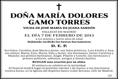 María Dolores Gamo